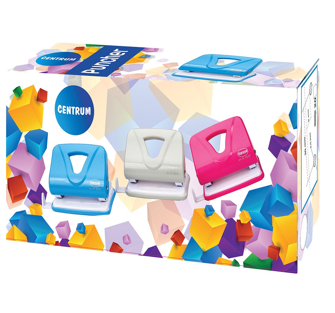 Дырокол  20 л. Centrum 85421 ассорти