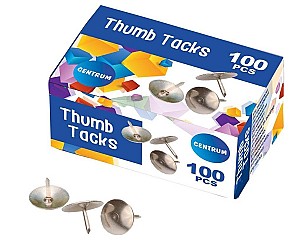 Pioneze Centrum 80130, metalice, 100 bucati