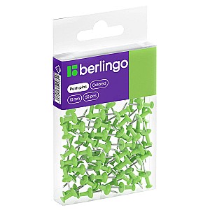 Pioneze-cuie Berlingo PN5030b, 50 bucati, verde