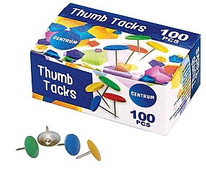 Pioneze Centrum 80368, colorate, 100 bucati