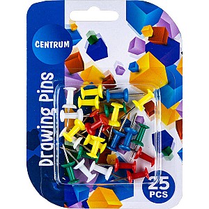 Pioneze-cuie Centrum 80822 colorate, 25 bucati