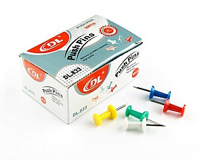 Pioneze-cuie 833 DL, colorate, 50 bucati