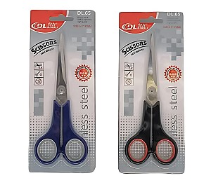 Foarfece 65 DLES, 16,5 cm, insertii de cauciuc