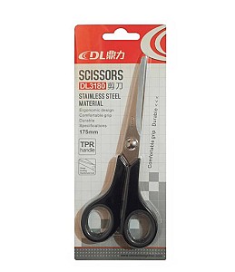 Foarfece 3180 DL, 17,5 cm, negru