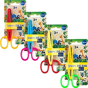 Foarfece pentru copii Centrum 80184 ZigZag, 13.5cm asortat