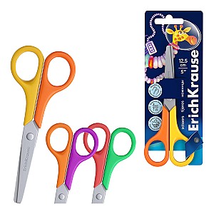 Foarfece pentru copii ErichKrause FunCut Space 39646 Animals 12,5 cm, asortat