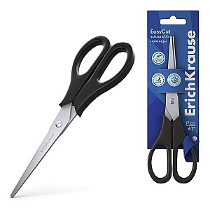 Foarfece ErichKrause 14861 EasyCut 17 cm, negru