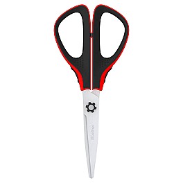 Foarfece 17.5 cm Berlingo Easycut 300 DNN17535B manere moi negru-rosu