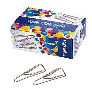 Clame Centrum 25 mm, 80074, triunghiulare, nichelate, 100 bucati