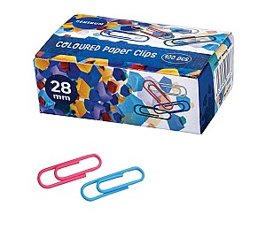 Clame Centrum 28 mm, 80133, colorate, 100 bucati