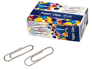 Clame Centrum 28 mm, 80765, rotunde, nichelate, 100 bucati