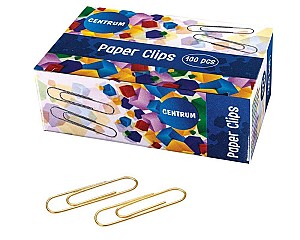 Clame Centrum 33 mm, 80768, rotunde, placat cu cupru, 100 bucati