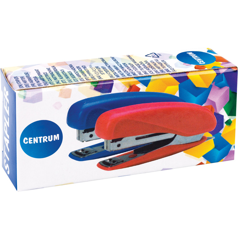 Степлер Centrum Нр 10, 80512 MINI, 5 листов, ассорти