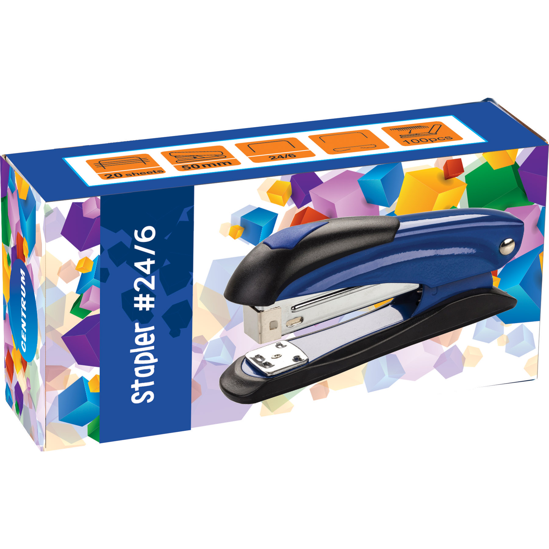 Capsator Centrum Nr.24, 80298 Metallic, 20 foi, metalic