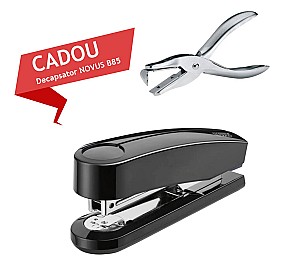 Степлер Novus Нр 24, 020-1261, B 3, 30 листов, черный