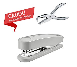 Степлер Novus Нр 24, 020-1265, B 3, 30 листов, серый