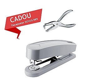 Степлер Novus Нр 24, 020-1271, B 4, 40 листов, серый