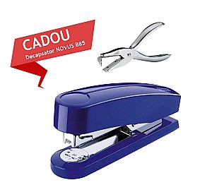 Степлер Novus Нр 24, 020-1272, B 4, 40 листов, синий