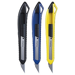 Cutter  9 mm Berlingo Razzor 100 push-lock, asortat