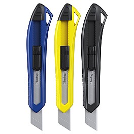Cutter 18 mm Berlingo Razzor 100 push-lock, asortat