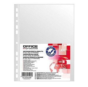 Folii de protectie OFFICE PRODUCTS 21141415-90, A4, 50mkm, mat, 100 bucati