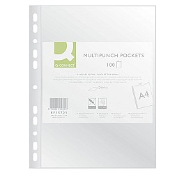 Folii de protectie Q-CONNECT KF15721, A4, 50mkm, mat, 100 bucati