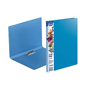 Mapa cu clema laterala Forofis 91189, A4, 0.60mm, albastru