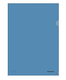 Папка-уголок A4 ErichKrause 59109 140мкм синяя