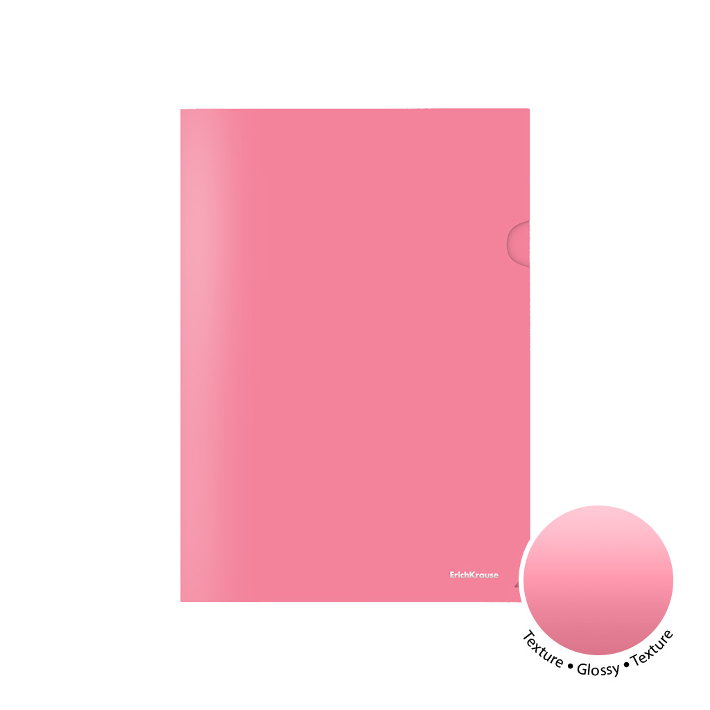 Папка-уголок A4 ErichKrause 59123 180мкм ассорти