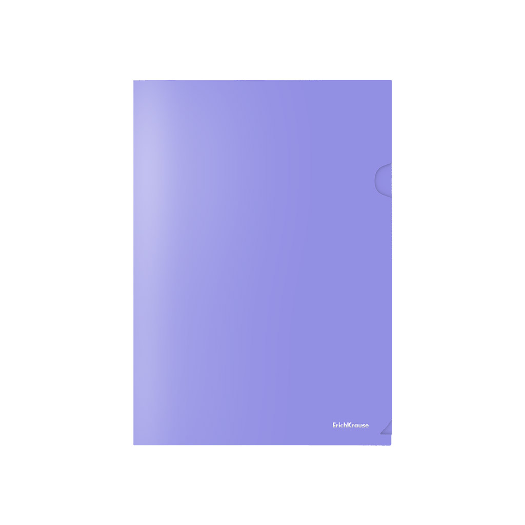 Папка-уголок A4 ErichKrause 59123 180мкм ассорти