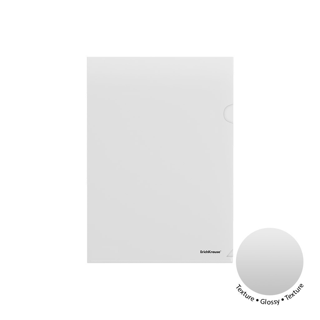 Папка-уголок A4 ErichKrause 59113 180мкм прозрачная