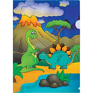 Mapa-colt Centrum 88820 Dinosaur A4, 0.15mm, asortat