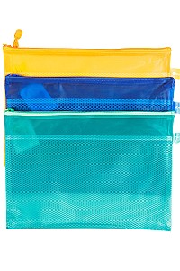 Mapa cu fermoar 0615 CY, A4, asortat