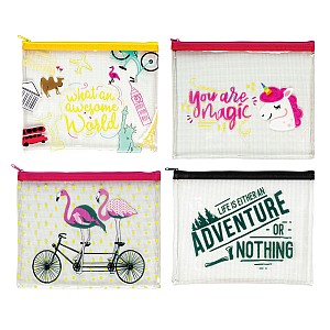 Папка на молнии Centrum 80485 A5, ассорти