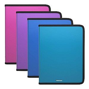 Папка на молнии ErichKrause 59223 Matt Vivid А4 ассорти