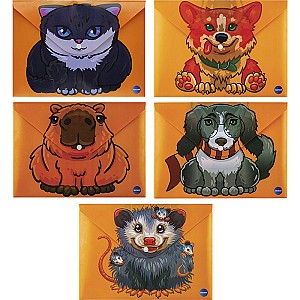 Mapa-plic cu buton Centrum 80352 4, 0.18 mm, cu desen