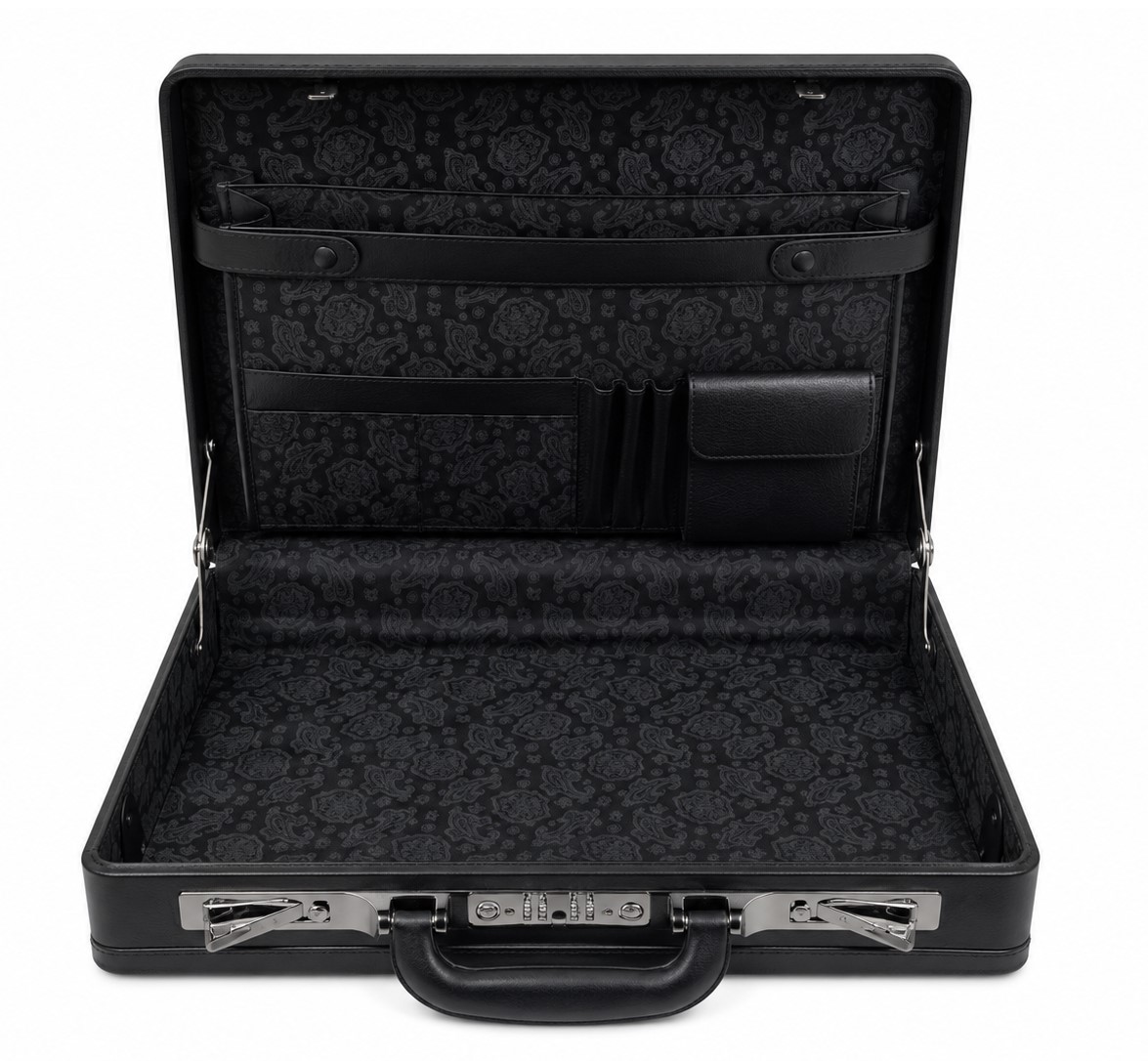 Servieta eco piele 408-1 negru