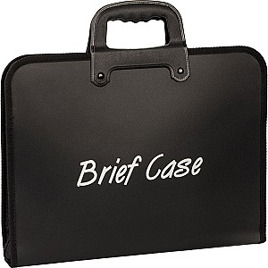 Servieta Centrum 89015 A4, 0.65mm, pe fermuar, 1 sectie, negru