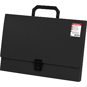 Servieta ErichKrause 3878 Attache A4, 1 sectie, negru