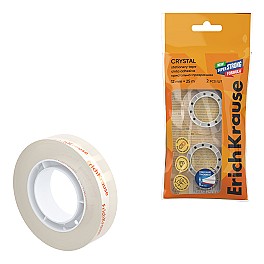 Скотч  12мм х 25м ErichKrause Crystal 58734 (2 шт.)