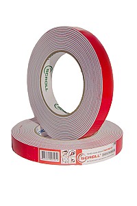 Banda adeziva dubla 18mm x 5m, buretat