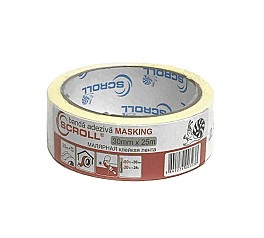 Скотч бумажный 30мм х 25 м