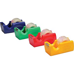 Banda adeziva transparenta Centrum 83571, 19mm x 20 m, + dispenser asortat