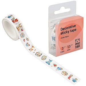Banda adeziva decorativa Meshu 15mm x 3m 327382 Cute toys