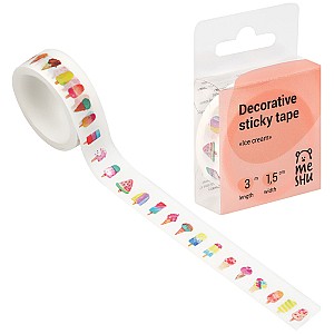 Banda adeziva decorativa Meshu 15mm x 3m 327381 Ice cream