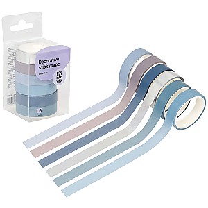 Banda adeziva decorativa Meshu 10mm x 3m 327284 Marine 6 bucati