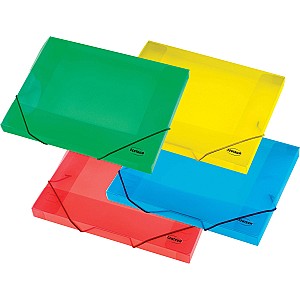 Box pentru arhivarea documentelor Centrum 80019, A4, 25 mm, plastic, cu elastic, asortat