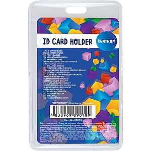 Бэйдж вертикальный 89018, 60х103 мм