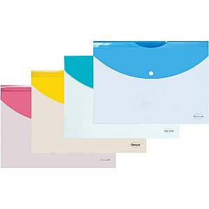 Mapa-plic cu buton Centrum 83625 A4, 0,18 mm, asortat