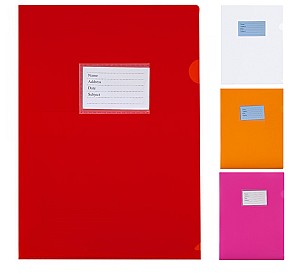 Папка-уголок 311 E, А4, ассорти